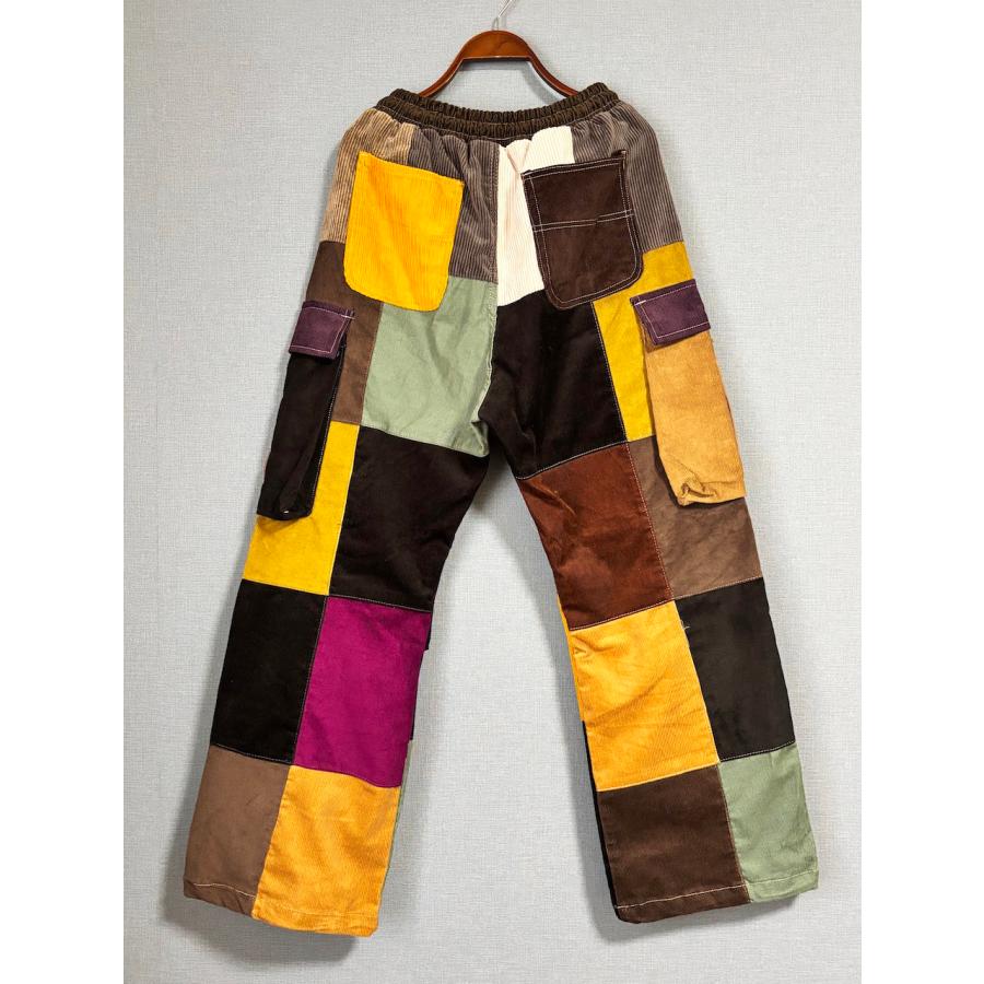リメイクコーデュロイパンツ パッチワーク : 旅空 tabisora foolsgold