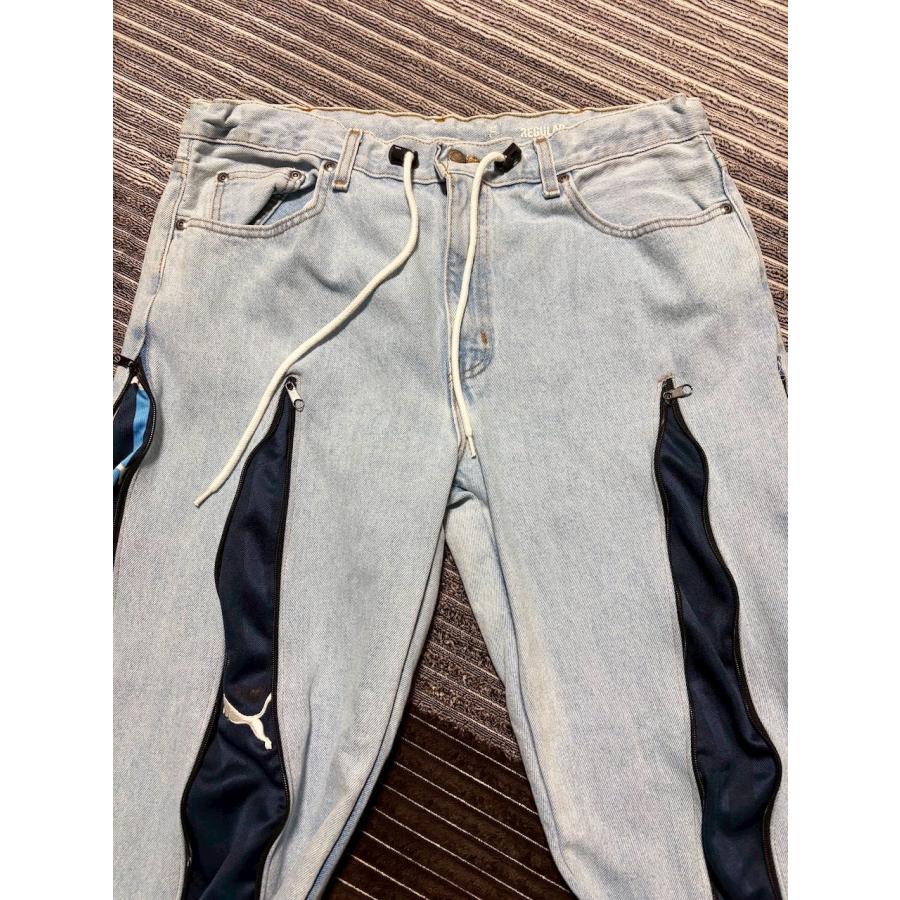 リメイクデニムパンツ ジャージ ROLLOVER : 旅空 tabisora foolsgold