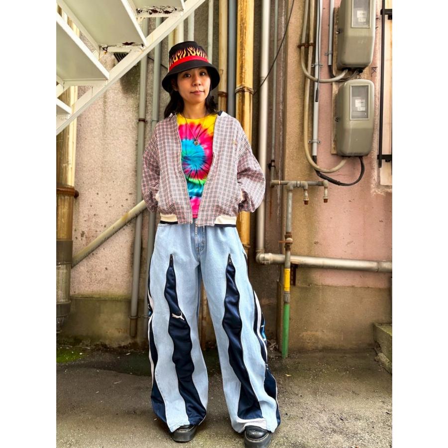 リメイクデニムパンツ ジャージ ROLLOVER : 旅空 tabisora foolsgold