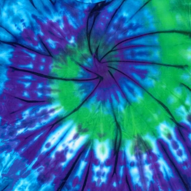 カラフル☆タイダイ・絞り染めTシャツ Lサイズ【全8種】 : 旅空