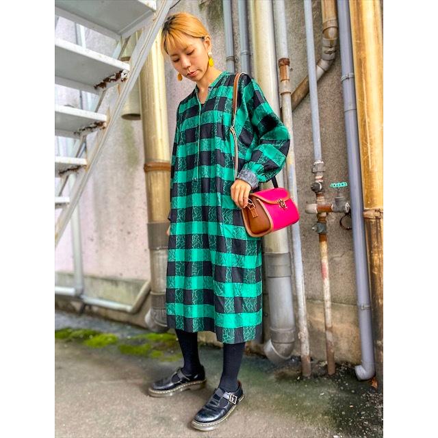 レトロ ワンピース 60年代 結婚式 フォーマル 七分袖 Vネック 花柄 袖あり 膝丈 Kuisogan 二次会 同窓会 お呼ばれ イブニング ミモレ丈 着痩せ レース レディース 総レース