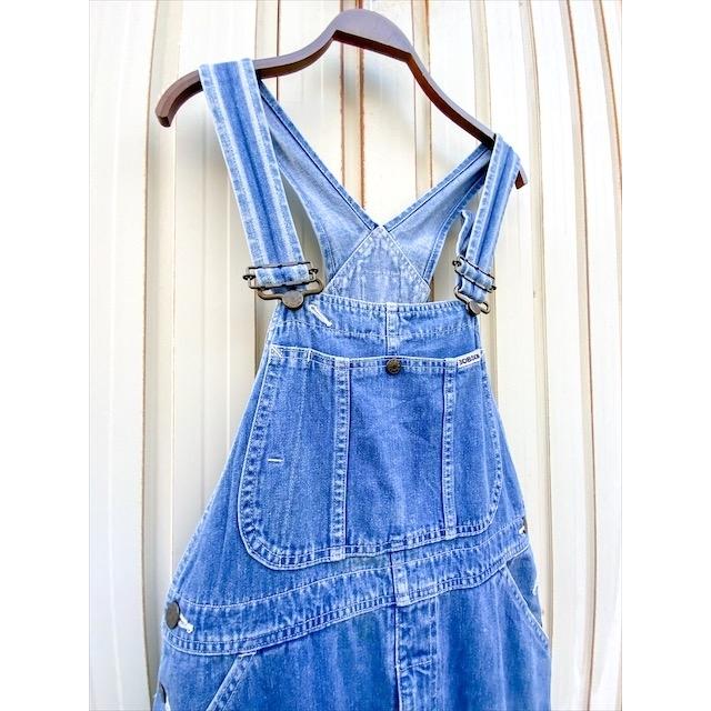 Used 古着 サロペット オーバーオール デニム レディース メンズ : 旅