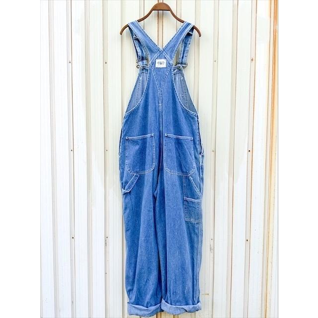 Used 古着 サロペット オーバーオール デニム レディース メンズ : 旅