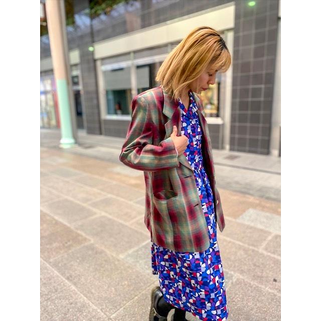 ジャケット レディース レトロ 古着 60年代 70年代 ファッション