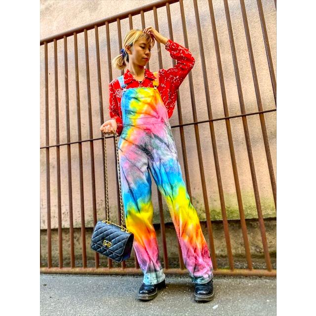 Used 古着 サロペット オーバーオール デニム レディース メンズ