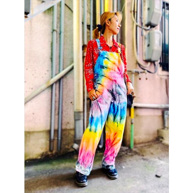 Used 古着 サロペット オーバーオール デニム レディース メンズ