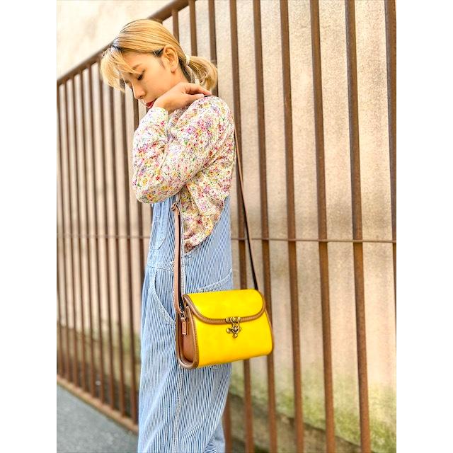 レトロ 古着 レディース シャツ ブラウス 60年代 70年代 長袖 花柄