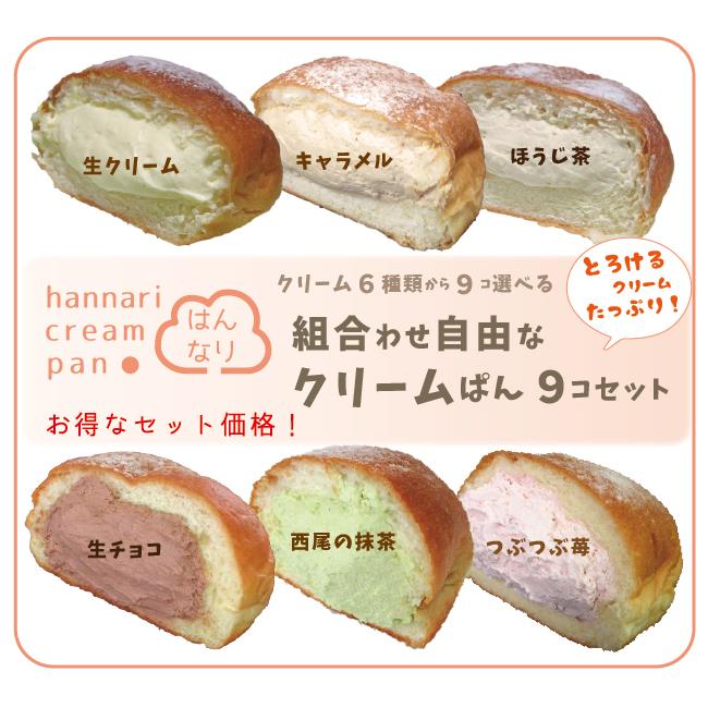 クリームパン 9コセット 選べる クリーム はんなりクリームパン アイスパン パンデアール 冷凍パン ギフト Aru 003 ぱんであーる 通販 Yahoo ショッピング