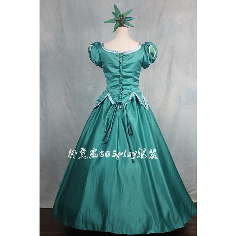 アリエル コスプレ衣装 人魚姫 ドレス コスプレ 衣装 仮装 コスチューム 文化祭 ハロウイン ワンピース エプロン ワンピース エプロン 白雪姫 アナ雪 エルサ 81ｃｍ ワンピース エプロン 88ｃｍ 165ｃｍ 95ｃｍ 170ｃｍ バスト95 103ｃｍ ヒップ98 104ｃｍ 87ｃｍ