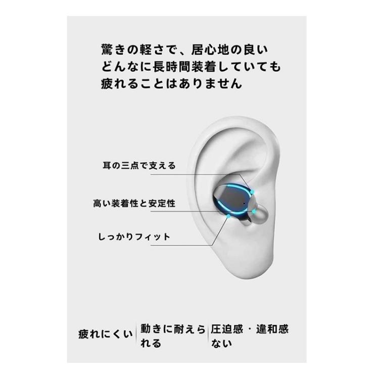 ワイヤレスイヤホン Bluetooth 5.0 怪盗キッド 名探偵 周辺商品 コナン イヤホン スポーツ 耳掛け Hi-Fi音質 LEDディスプレ 音量調整可 快適なフィット感｜tabitobishokin2｜06