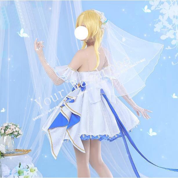 原神 げんしん genshin 風 蛍 ほたる コスプレ衣裝 花嫁 ウィッグ レディース コスプレ衣装 変装 仮装 