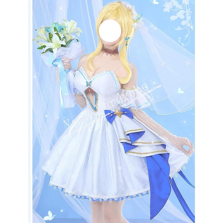原神 げんしん genshin 風 蛍 ほたる コスプレ衣裝 花嫁 ウィッグ レディース コスプレ衣装 変装 仮装 
