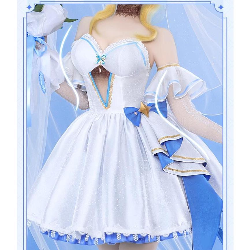 原神 げんしん genshin 風 蛍 ほたる コスプレ衣裝 花嫁 ウィッグ レディース コスプレ衣装 変装 仮装 