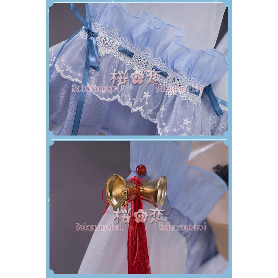 原神 げんしん genshin 甘雨 かんう カンウ メイド コスプレ 衣装