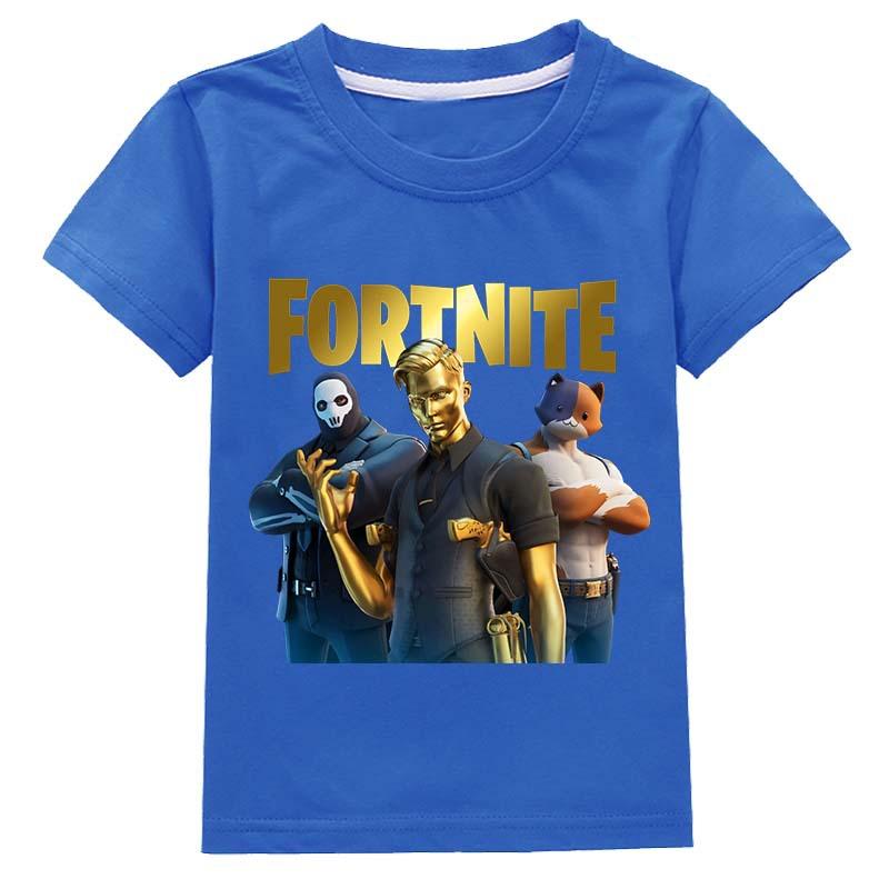 12色Tシャツ FORTNITE フォートナイト ティーシャツ 子供　キッズ　男の子　女の子　半袖 マイダス ブルーダス スカイ ゲーム キャラクター8367｜tabitobishokin｜07