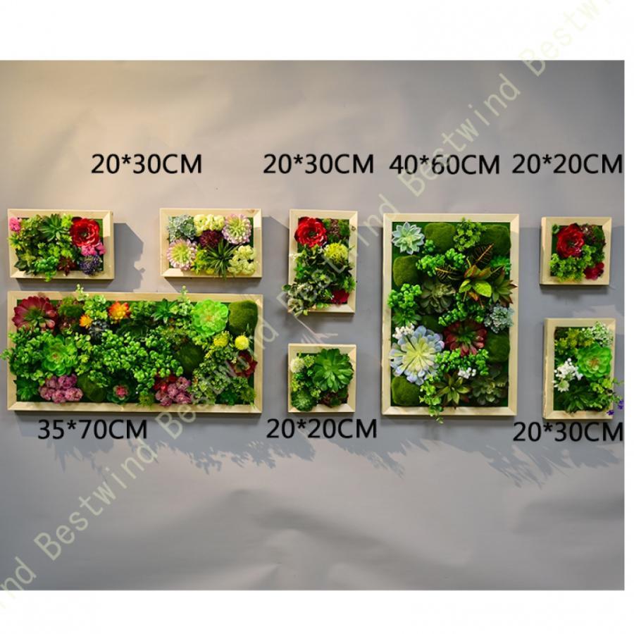 ウォールグリーン フェイクグリーン 壁掛け 人工観葉植物 北欧風 オシャレ かわいい ディスプレイ インテリア装飾 ミニサボテン 壁飾り 人工観葉植物 緑 植物 ウォールグリーン 人工観葉植物