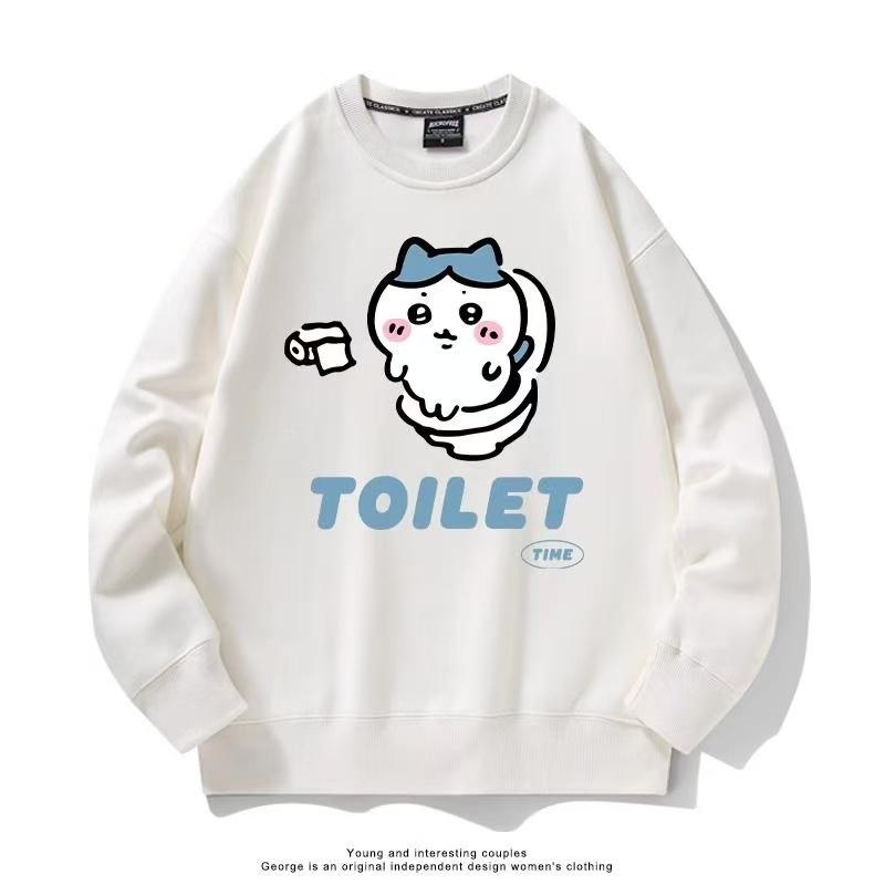 ちいかわ ハチワレ うさぎ Tシャツ トイレターム プリントシャツ 