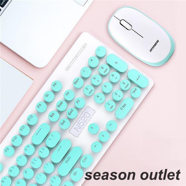 ワイヤレスキーボード マウス セット USB充電式 104キー 無線