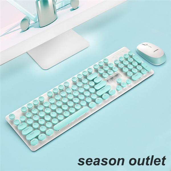 ワイヤレスキーボード マウス セット USB充電式 104キー 無線