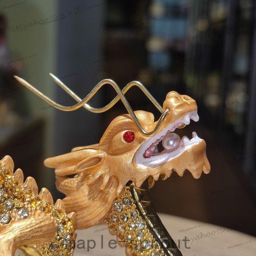 幸運ドラゴン 龍の置物 クリスタル スピリチュアル 風水 龍神様 開運力
