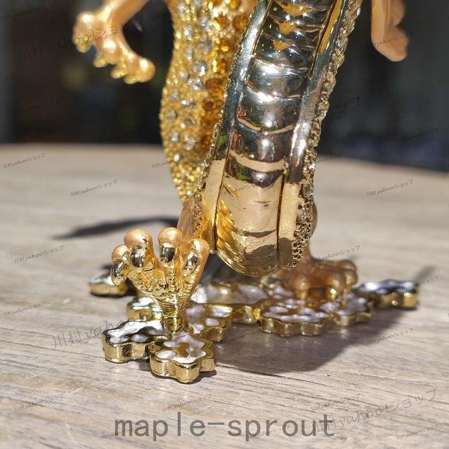 幸運ドラゴン 龍の置物 クリスタル スピリチュアル 風水 龍神様 開運力