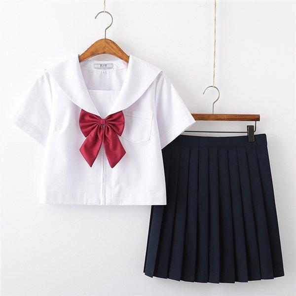 セーラー服 JK制服女子高校生 学生服 セットアップ 上下セットスクール