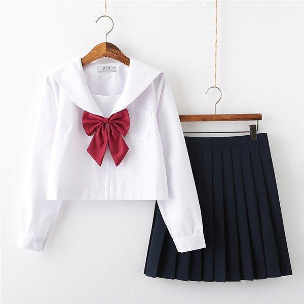 セーラー服 JK制服女子高校生 学生服 セットアップ 上下セットスクール