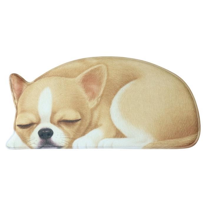 玄関マット カーペット ワンちゃん フロアマット 洗える 3D犬柄ラグ