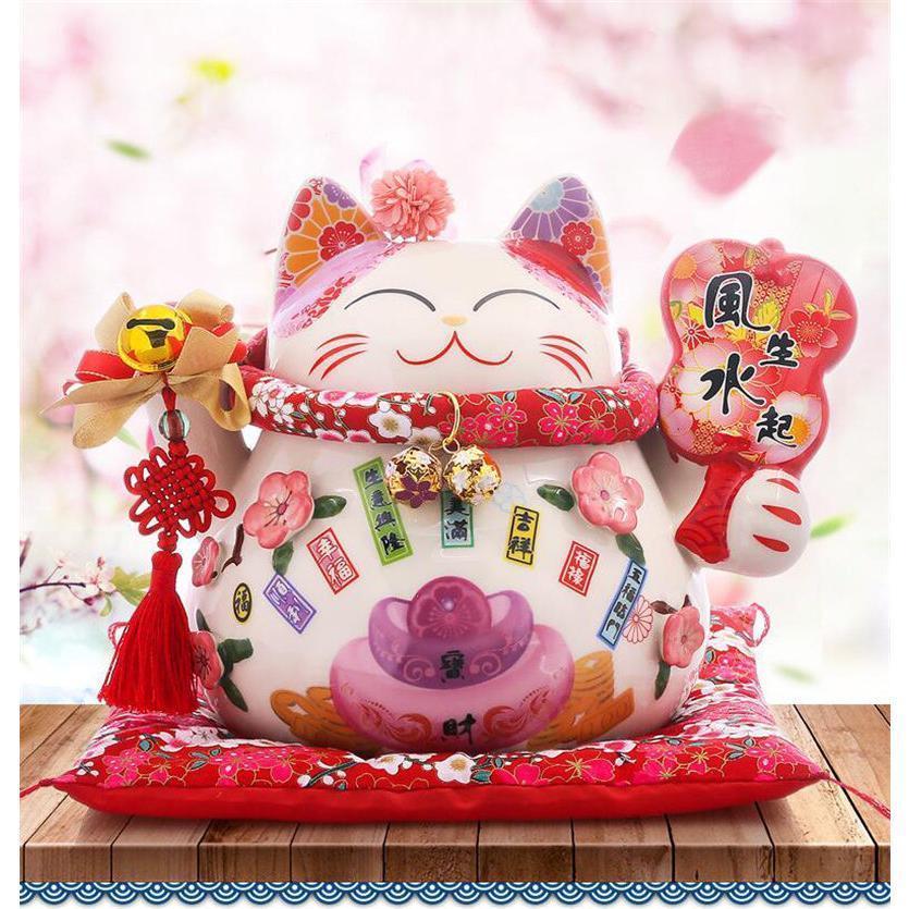 招き猫デコ　招き猫　開店祝い　プレゼント　置物　キラキラ　新品　貯金箱 招き猫 置物 まねきねこ 開店祝い プレゼント 飲食店 かわいい