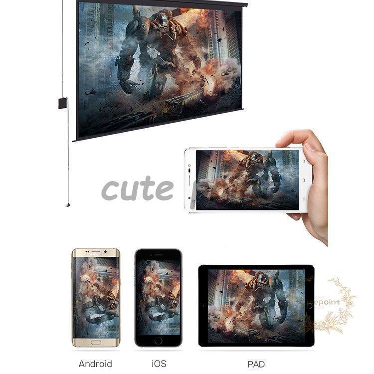 小型プロジェクター 高画質 コンパクト ホームシアター スマホ モバイル ゲーム 軽量 映画 家庭用