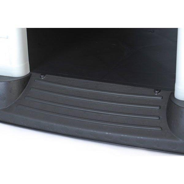 大型犬 ドッグ 犬舎 犬小屋 ハウス おうち 屋外 野外 庭用 プラス ティック製 プラスチック 防水 通気性 ドア無し 