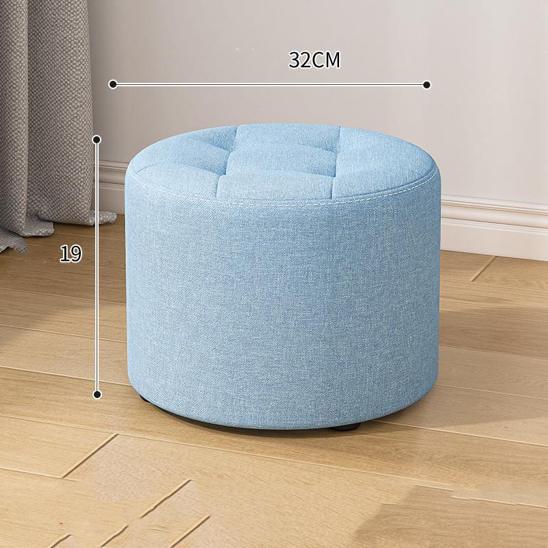 綿麻製 スツール ミニサイズ オットマン ソファ 1人用 足置き