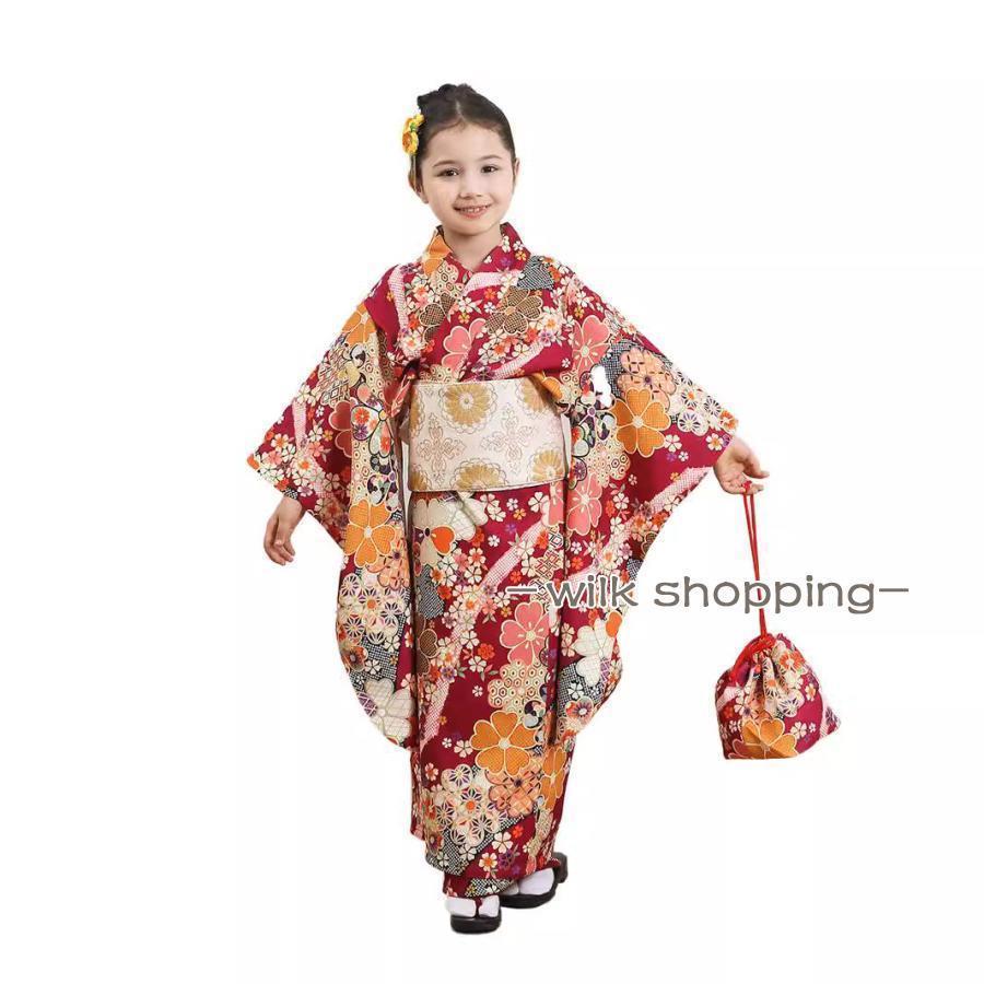 浴衣ドレス　七五三　着物　新品未使用 七五三 着物 753 女の子 着物セット 子ども用着物 着物ドレス 写真撮影