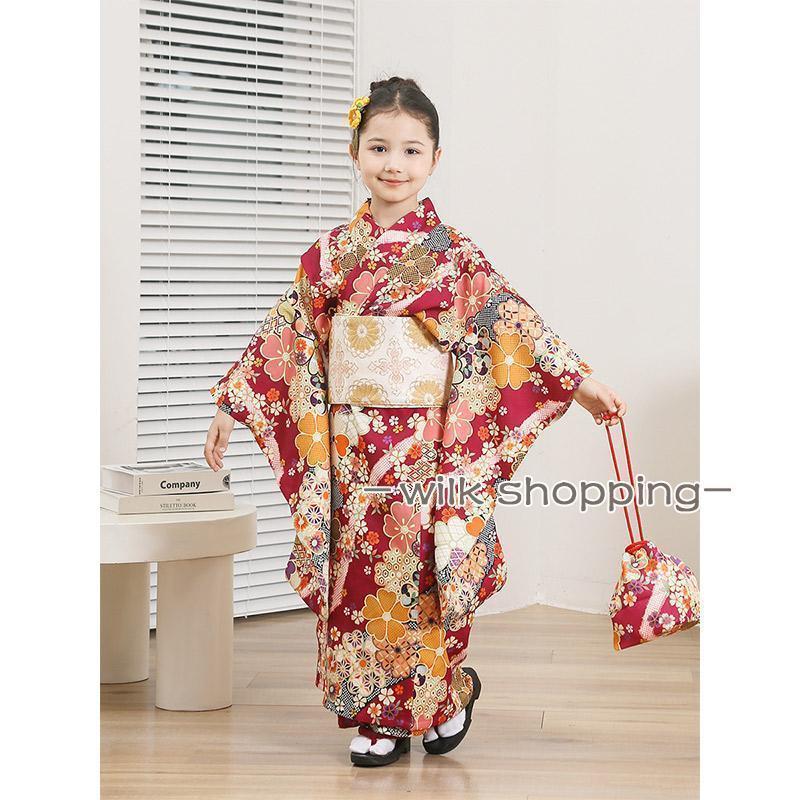 新品300円off 七五三 着物 753 女の子 着物セット 子ども用着物 着物