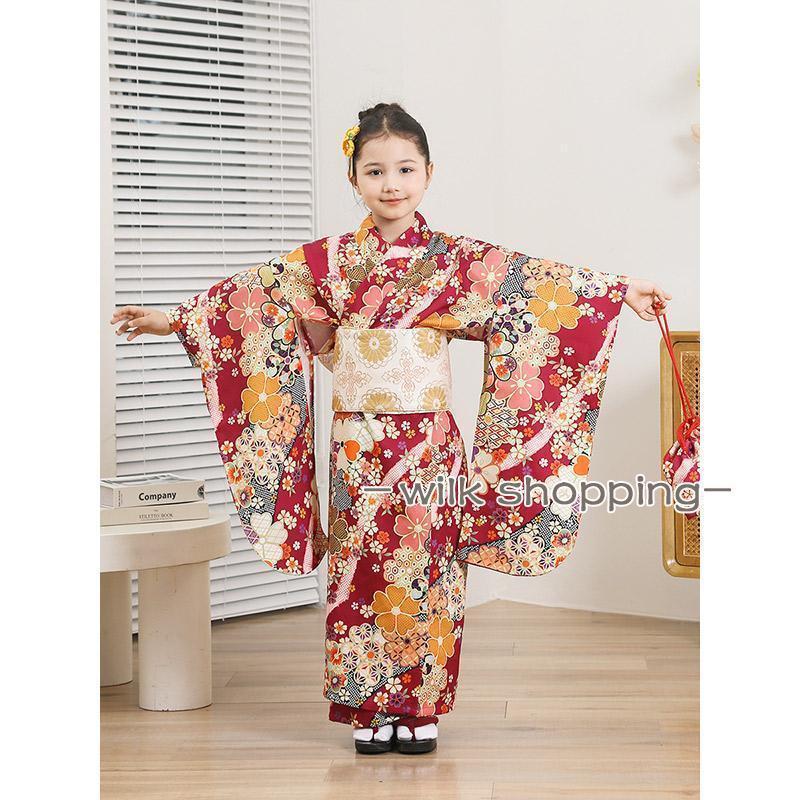新品300円off 七五三 着物 753 女の子 着物セット 子ども用着物 着物