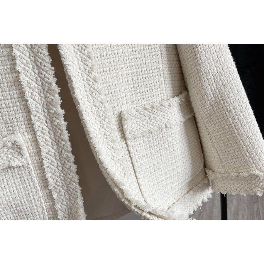 値下げ】ジャケットレディースツイードツイードジャケットノーカーラー