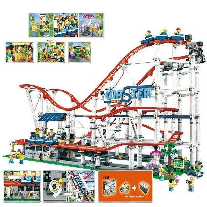 ブロック レゴ交換品 互換 LEGO ジェットコースター クリエイター 玩具 知育 誕生日 クリスマス プレゼント_12