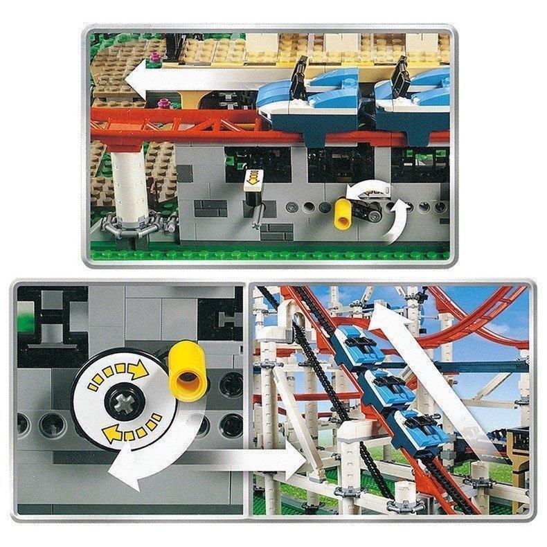 ブロック レゴ交換品 互換 LEGO ジェットコースター クリエイター 玩具 知育 誕生日 クリスマス プレゼント_2