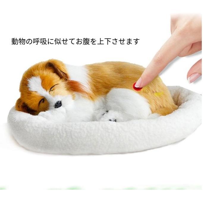 呼吸して眠るリアルな犬のぬいぐるみ 犬のぬいぐるみ リアル 本物