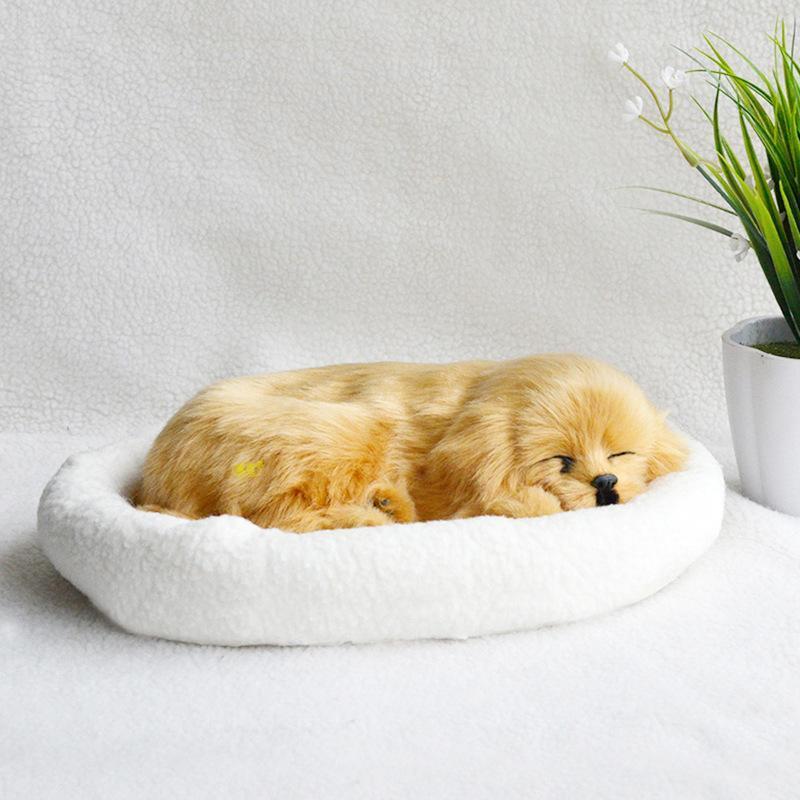 呼吸して眠るリアルな犬のぬいぐるみ 犬のぬいぐるみ リアル 本物