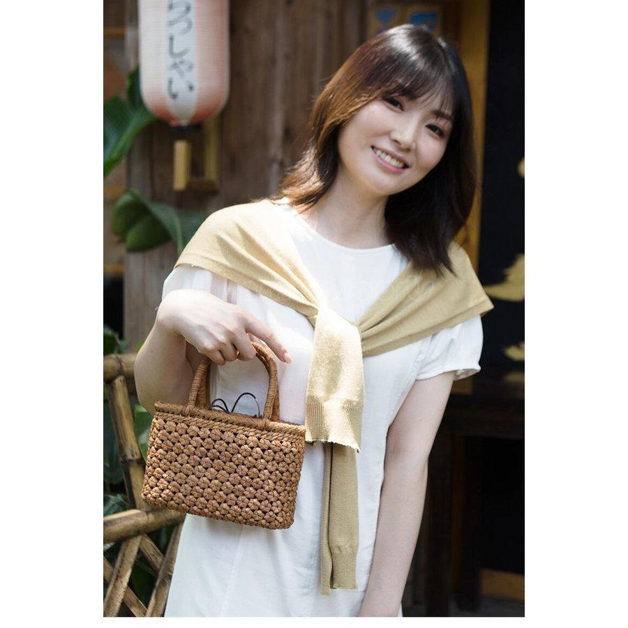 六角 花編み 山葡萄かごバッグ やまぶどう 山ぶどう かごバック カゴ