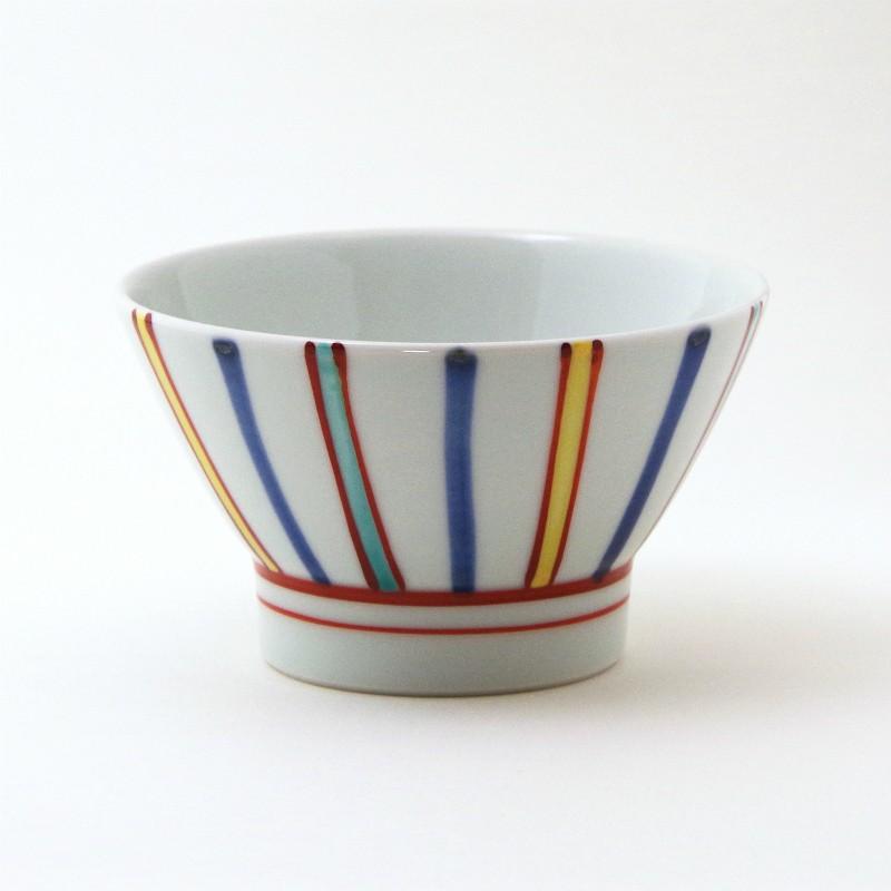 砥部焼 くらわんか 大 カラー 梅山窯 ご飯茶碗 飯碗 伝統工芸品 民藝品