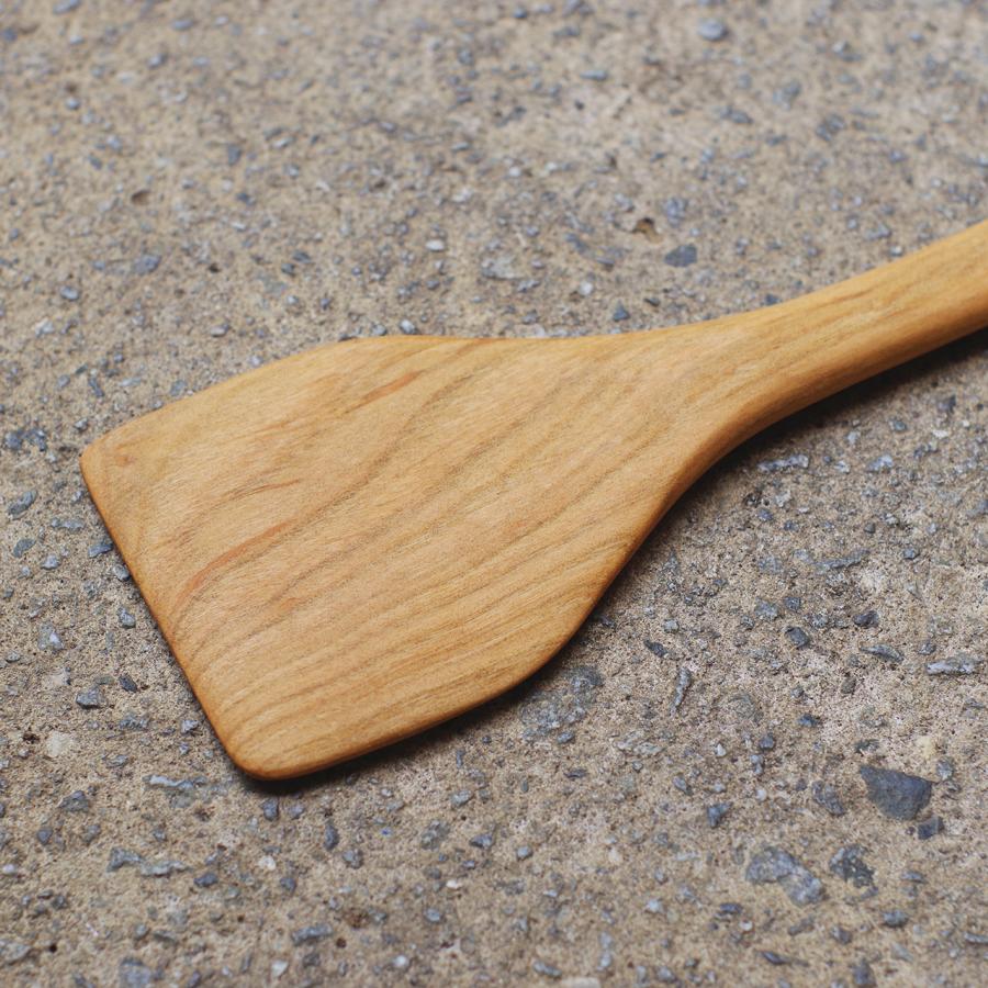 erakko 木べら まっすぐ 選べる樹種 4種類（トチ／くるみ／チェリー／ケヤキ） エラッコ 柴田漆工房 料理道具 調理道具 クリスマス |  | 02