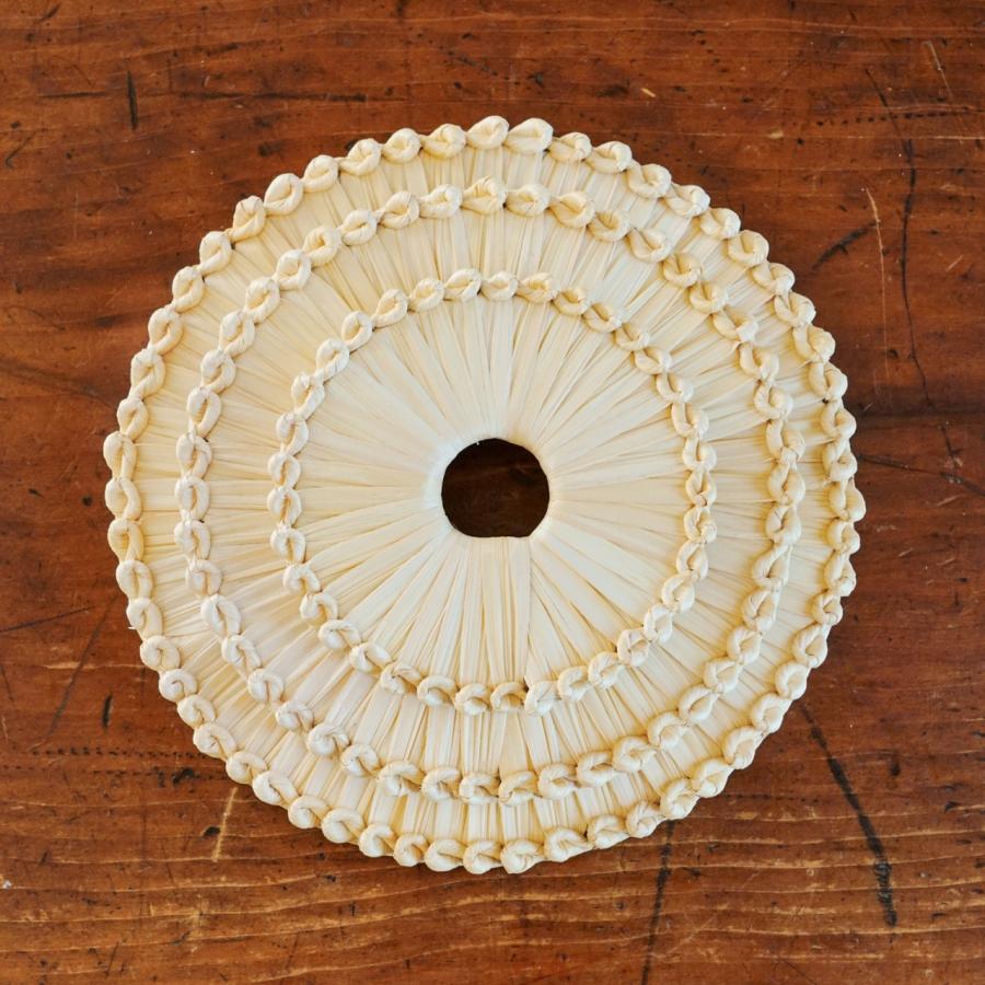 深江菅細工 小丸（小） コースター 大阪府 伝統工芸品 民藝品 ギフト