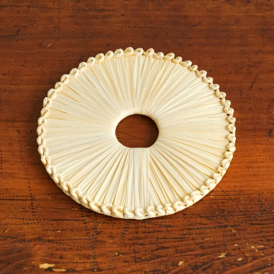 深江菅細工 小丸（大） 鍋敷き 大阪府 伝統工芸品 民藝品 ギフト