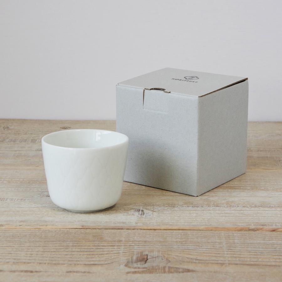 HORITSUKE（彫付） カップ 網 紙箱入り 瀬戸焼 湯飲み 伝統工芸品 民藝品 ギフト プレゼント 誕生日 お祝い 贈答品 敬老の日 |  | 03