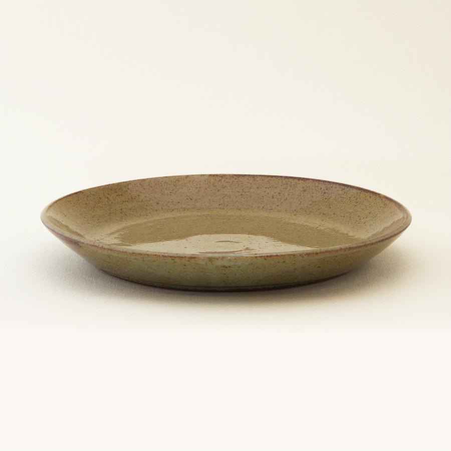 常陸窯いそべ陶苑 プレート Φ24 灰釉（RF） 笠間焼 Kasama Pottery 伝統工芸品 民藝品 食器 ギフト プレゼント 誕生日 お祝い 贈答品 敬老の日 |  | 03