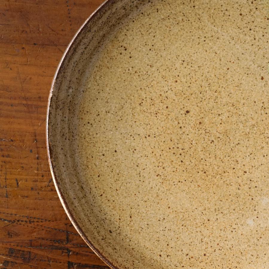 常陸窯いそべ陶苑 プレート Φ24 黄色（土灰釉） 笠間焼 別注カラー 伝統工芸品 民藝品 ギフト プレゼント 誕生日 お祝い 贈答品 敬老の日 |  | 06