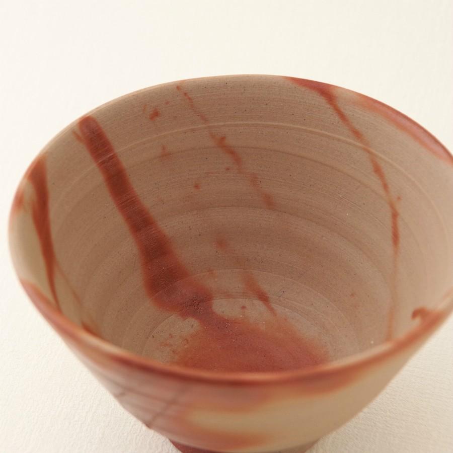 備前焼 飯碗 ご飯茶碗 火襷 仁堂窯 大森宏明 伝統工芸品 民藝品 食器