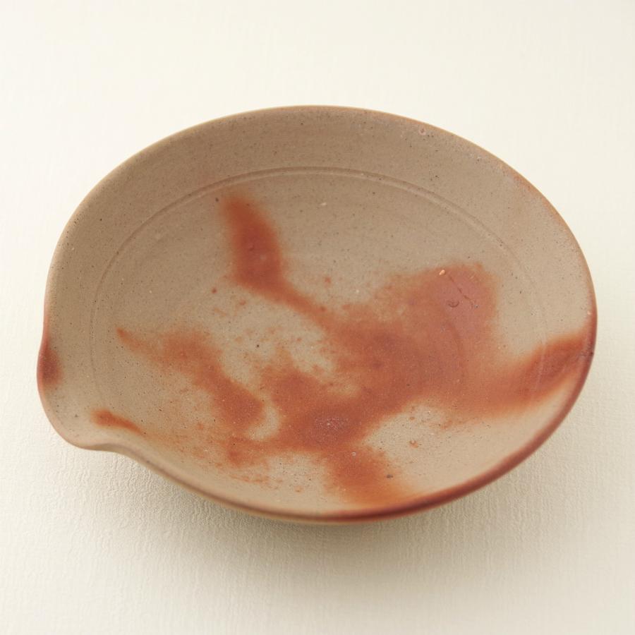 備前焼　片口　皿　器　※ 備前焼 片口鉢 火襷 仁堂窯 大森宏明 伝統工芸品 民藝品 食器 キッチン